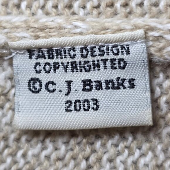 C.J. Banks Hand Embroidered "Seasons" Sweater 14W - Picture 11 of 11